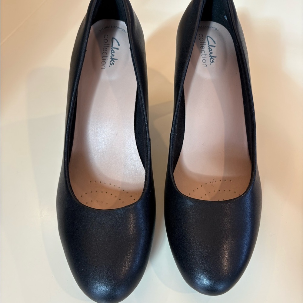 Clarks Women's Classic Black Heels